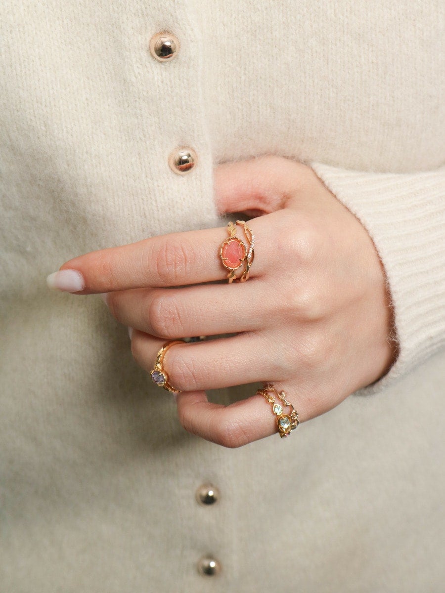 - Color Stone Ring -