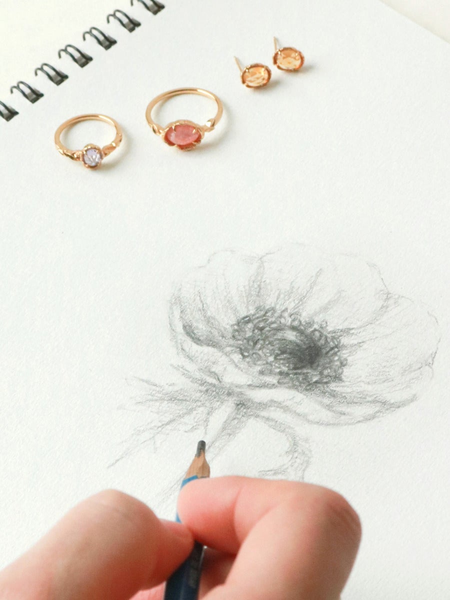 - &ldquo;Anemone&rdquo; Sketch -