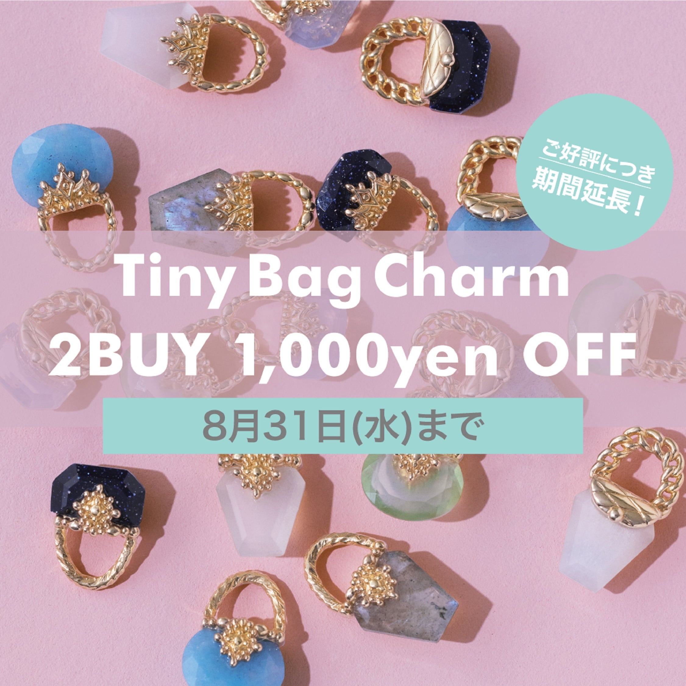 Tiny Bag Charm  2BUY 1,000yen OFF