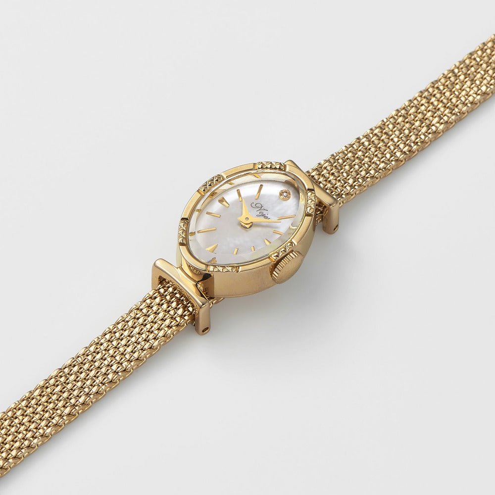 【最終価格】NOJESS オーバルフェイスジュエリーウォッチ(NO6) 腕時計