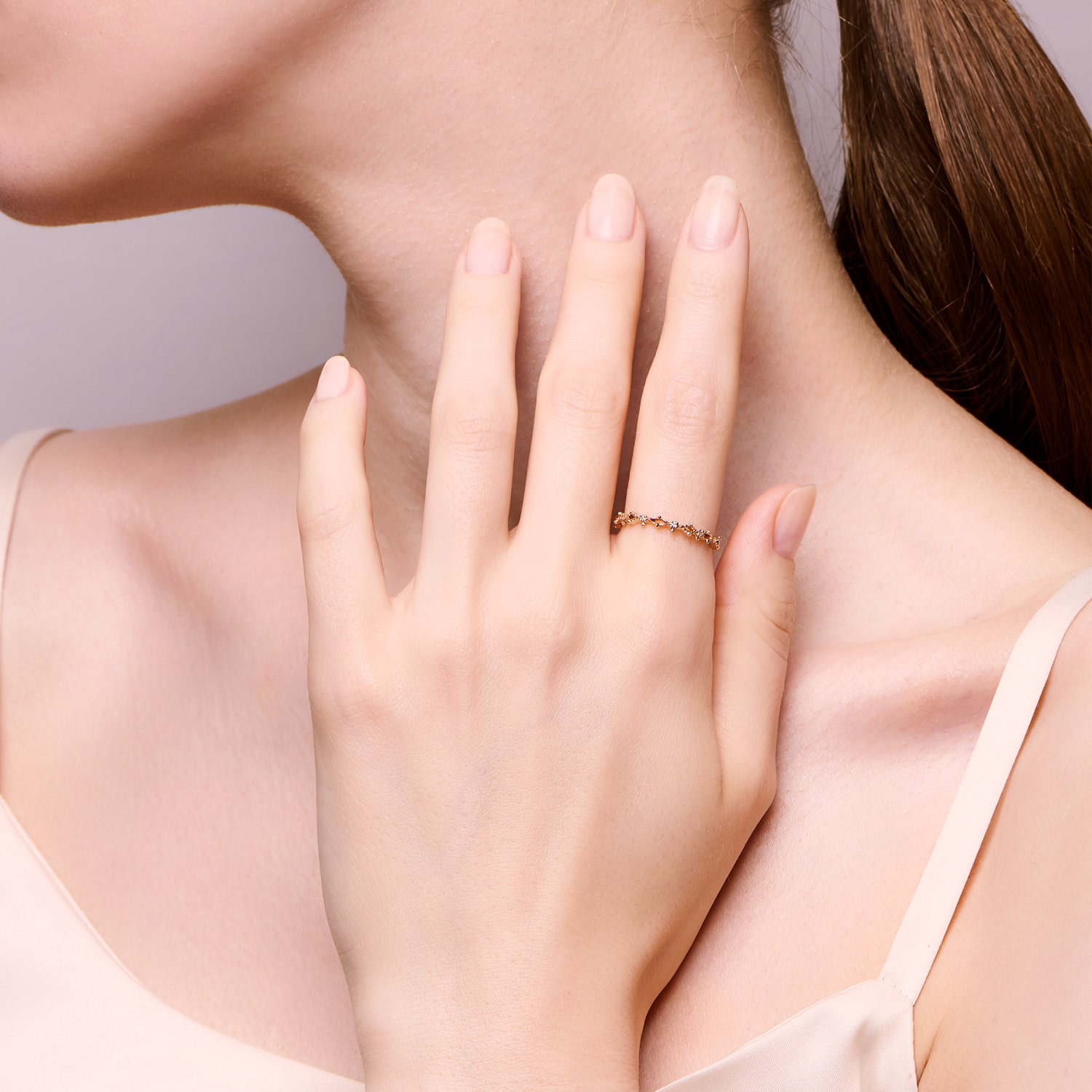 <展開店舗限定>【Pocket Ring】K10ダイヤモンドリング