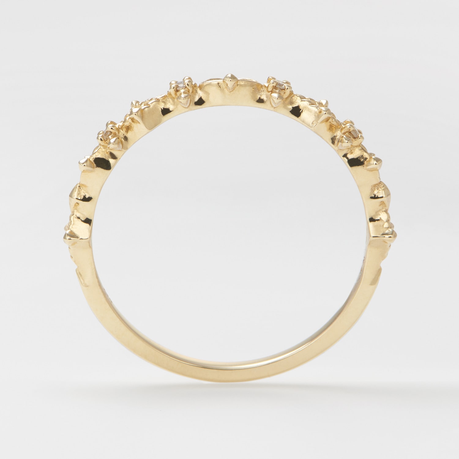 【Pocket Ring】K10ダイヤモンドリング