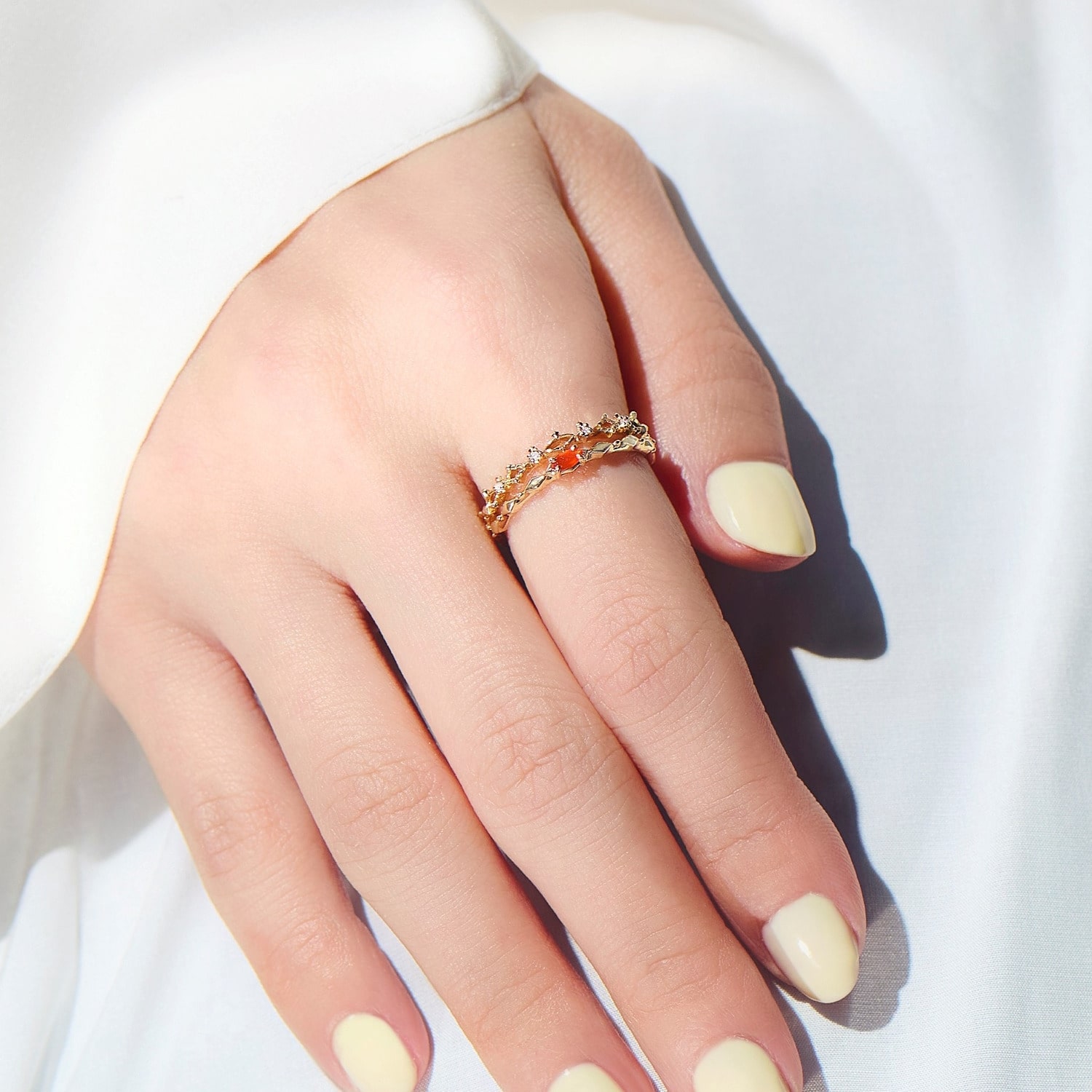 <展開店舗限定>【Pocket Ring】K10ダイヤモンドリング|リング