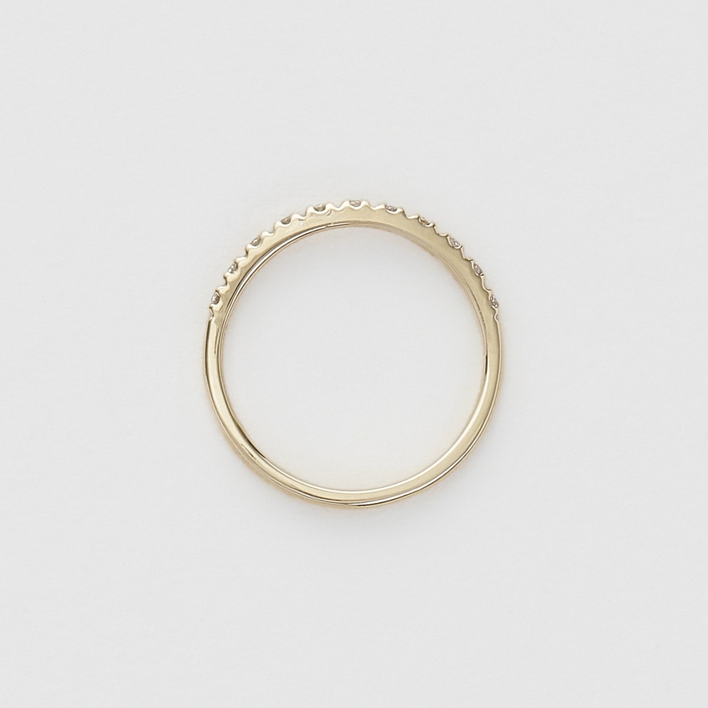 【Pocket Ring】 K10ダイヤモンドピンキーリング 詳細画像