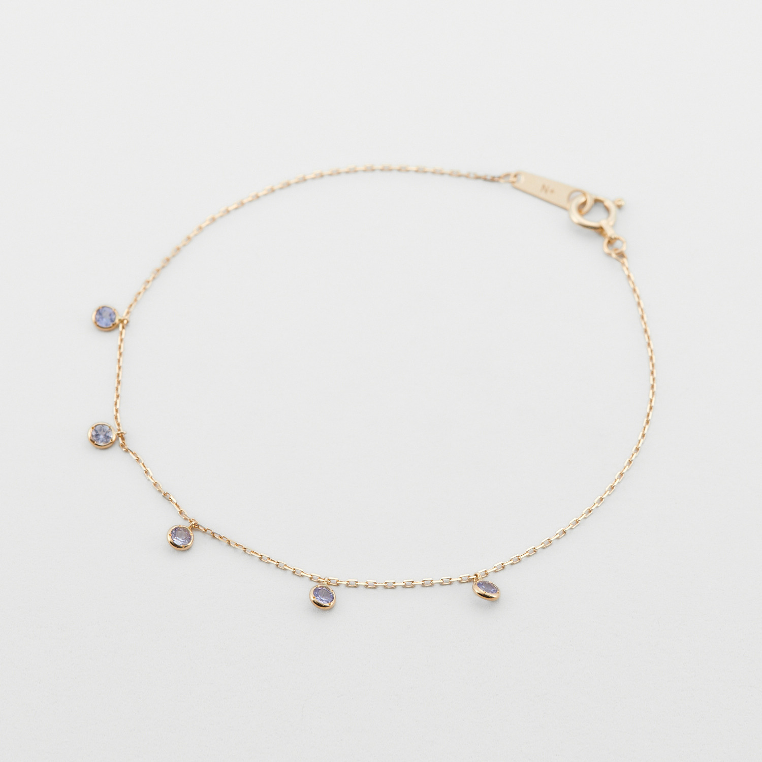 スタージュエリー K10 アンクレット CHAIN ANKLET 24cm - アクセサリー