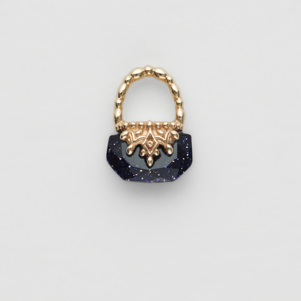 【Tiny Bag Charm】K10紫金石チャーム 詳細画像