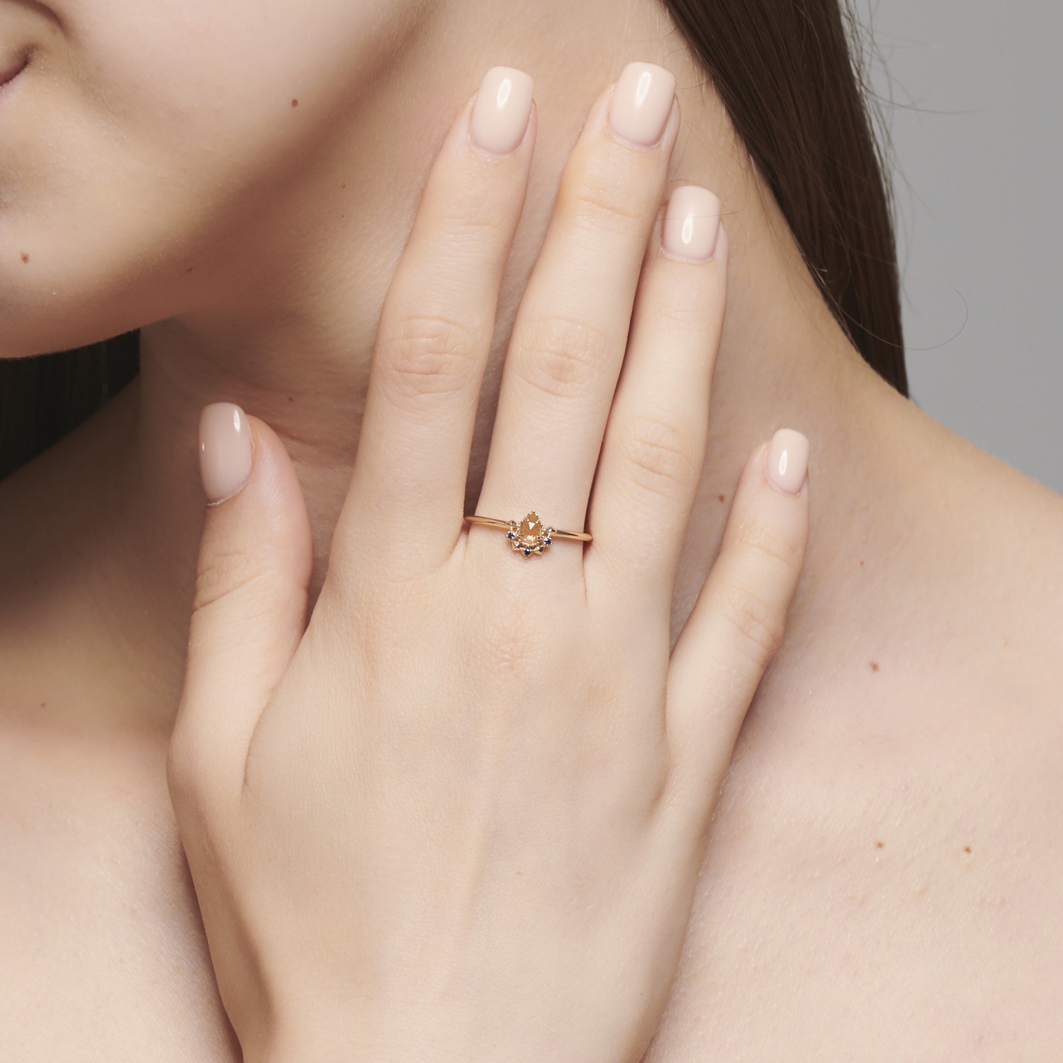 【Pocket Ring】K5クォーツリング
