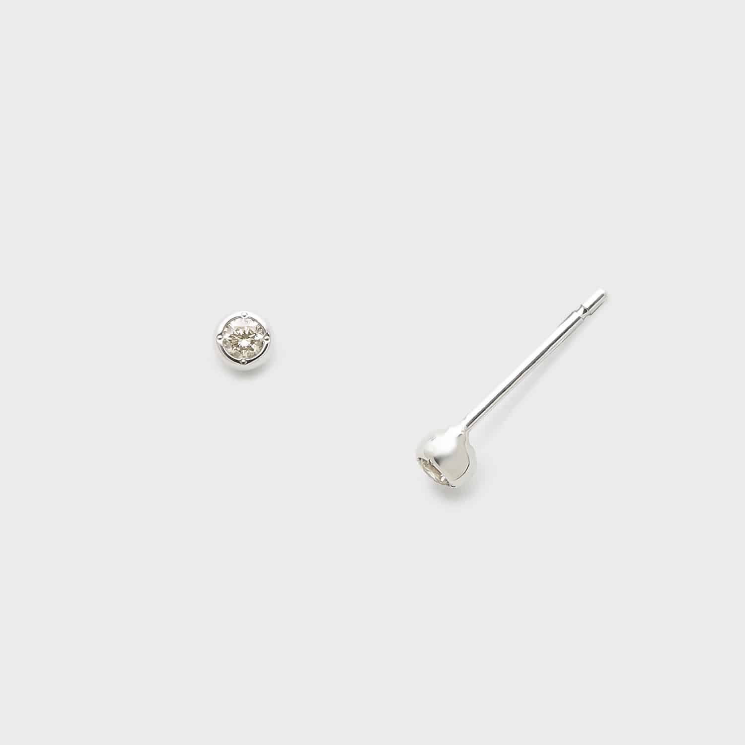 シルバーダイヤモンドピアス（0.03ct）｜ピアス｜ノジェス 公式