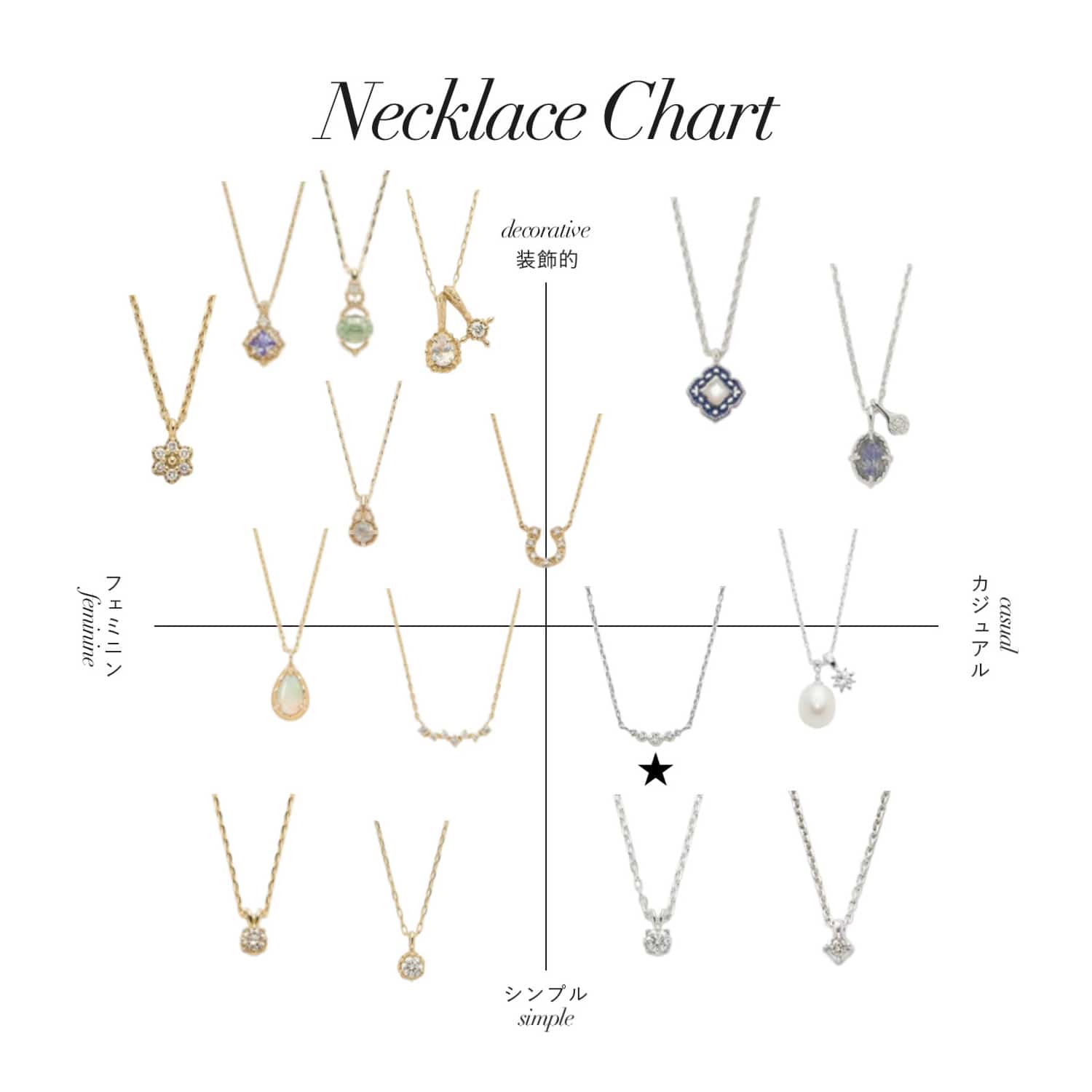 シルバーダイヤモンドネックレス｜ネックレス｜ノジェス 公式