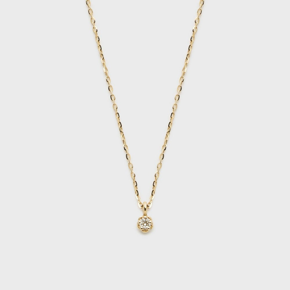 K10ダイヤモンドネックレス(0.02ct)