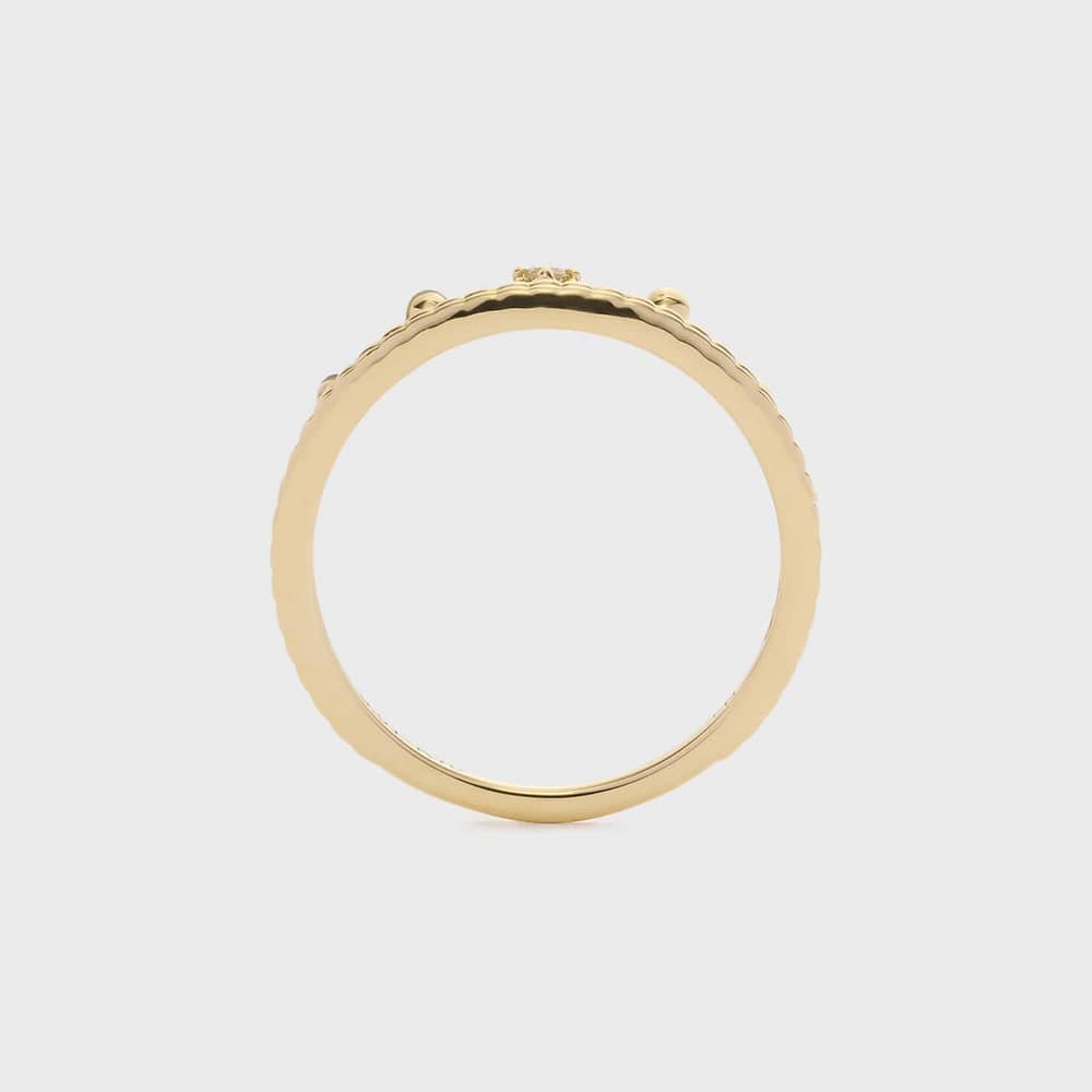 NOJESS ノジェス クラウン　ダイヤモンド　ピンキーリング　3号　K10 K10ダイヤモンドピンキーリング｜ピンキーリング｜ノジェス 公式