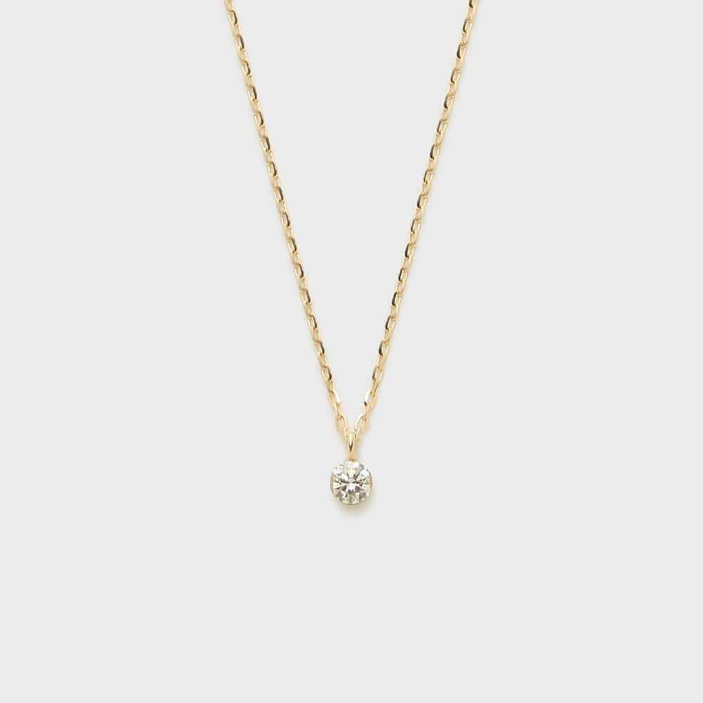 K18ダイヤモンドネックレス（0.05ct）