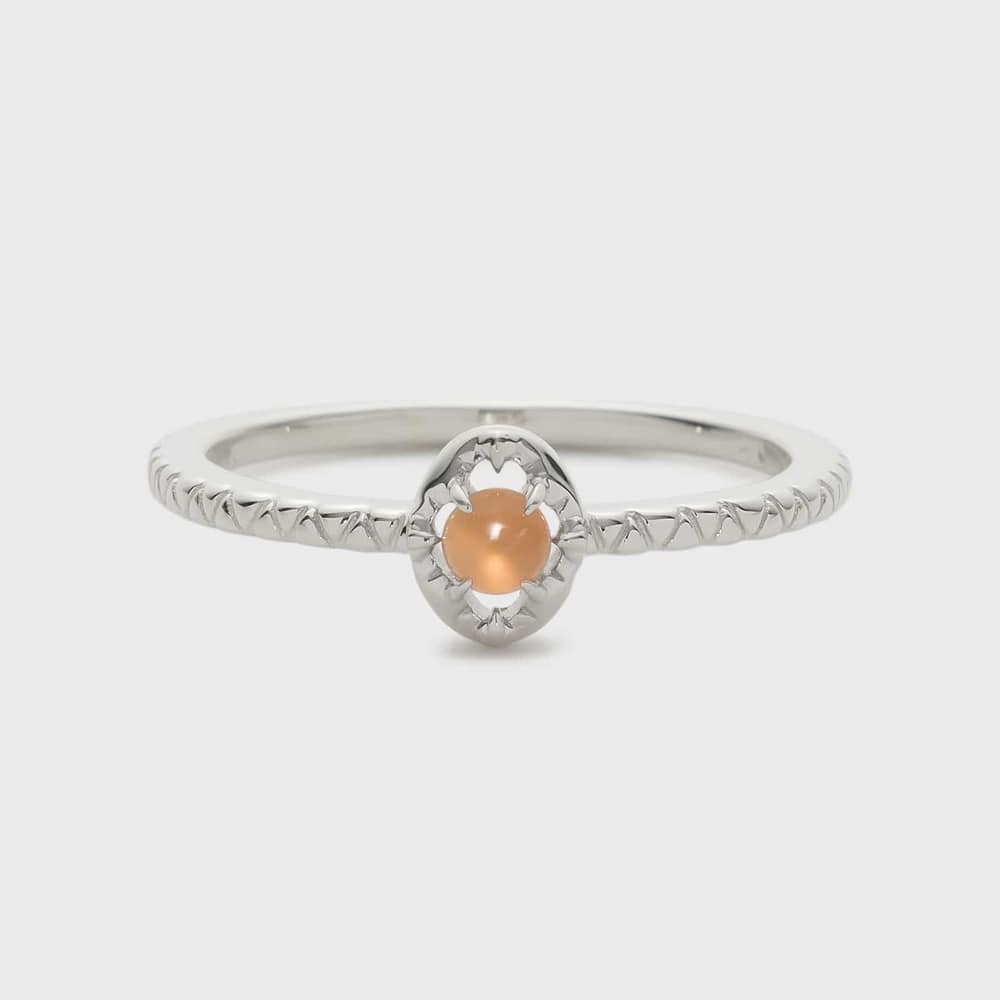 【Pocket Ring】シルバームーンストーンリング