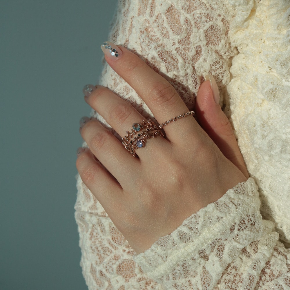 プロフィール必読してください様　ノジェス　オパール　K5 pocket ring Pocket Ring】K5アクアマリンリング｜リング｜ノジェス 公式