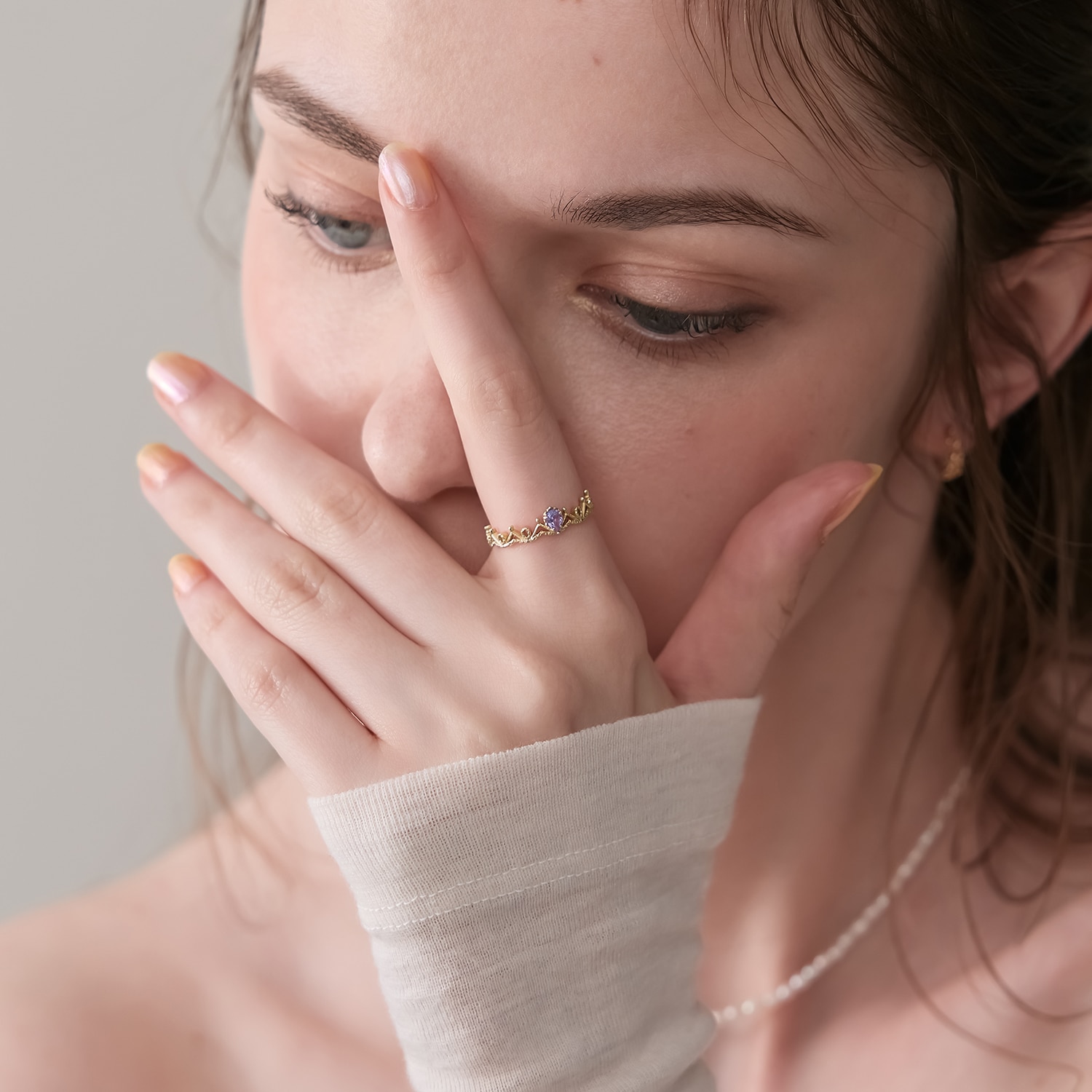 【Pocket Ring】K5タンザナイトリング