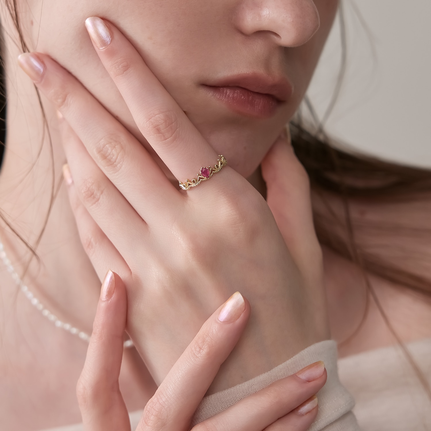 【Pocket Ring】K5ルビーリング