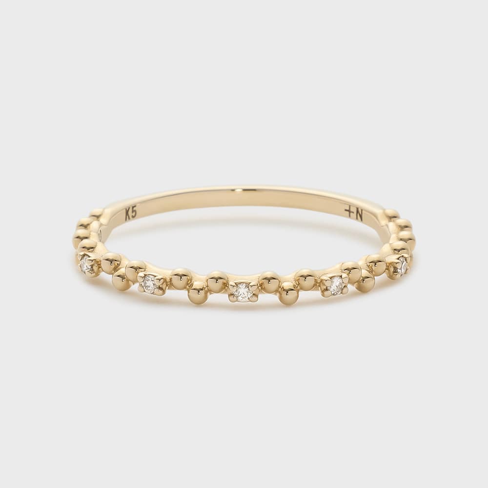 【Pocket Ring】K5ホワイトダイヤモンドリング