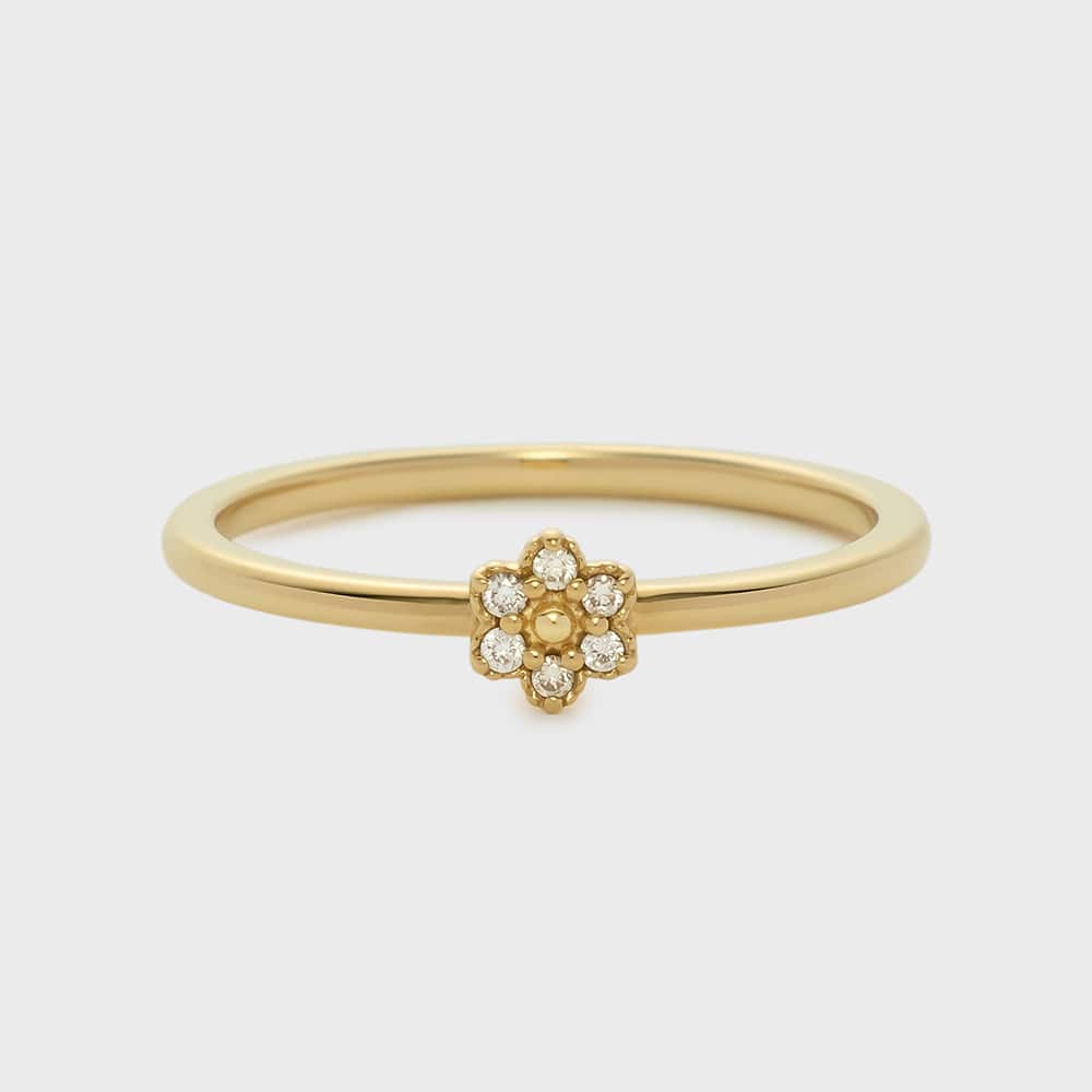ゴールドダイヤモンドリング（0.03ct）