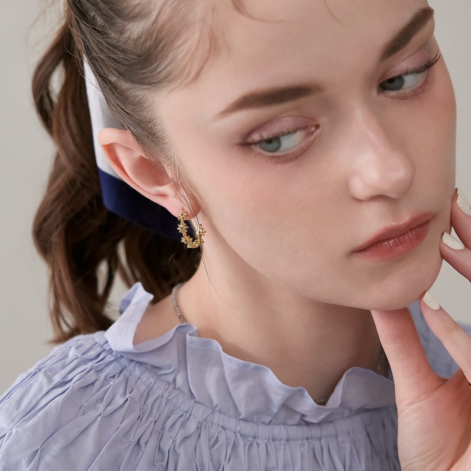 ゴールドスターピアス