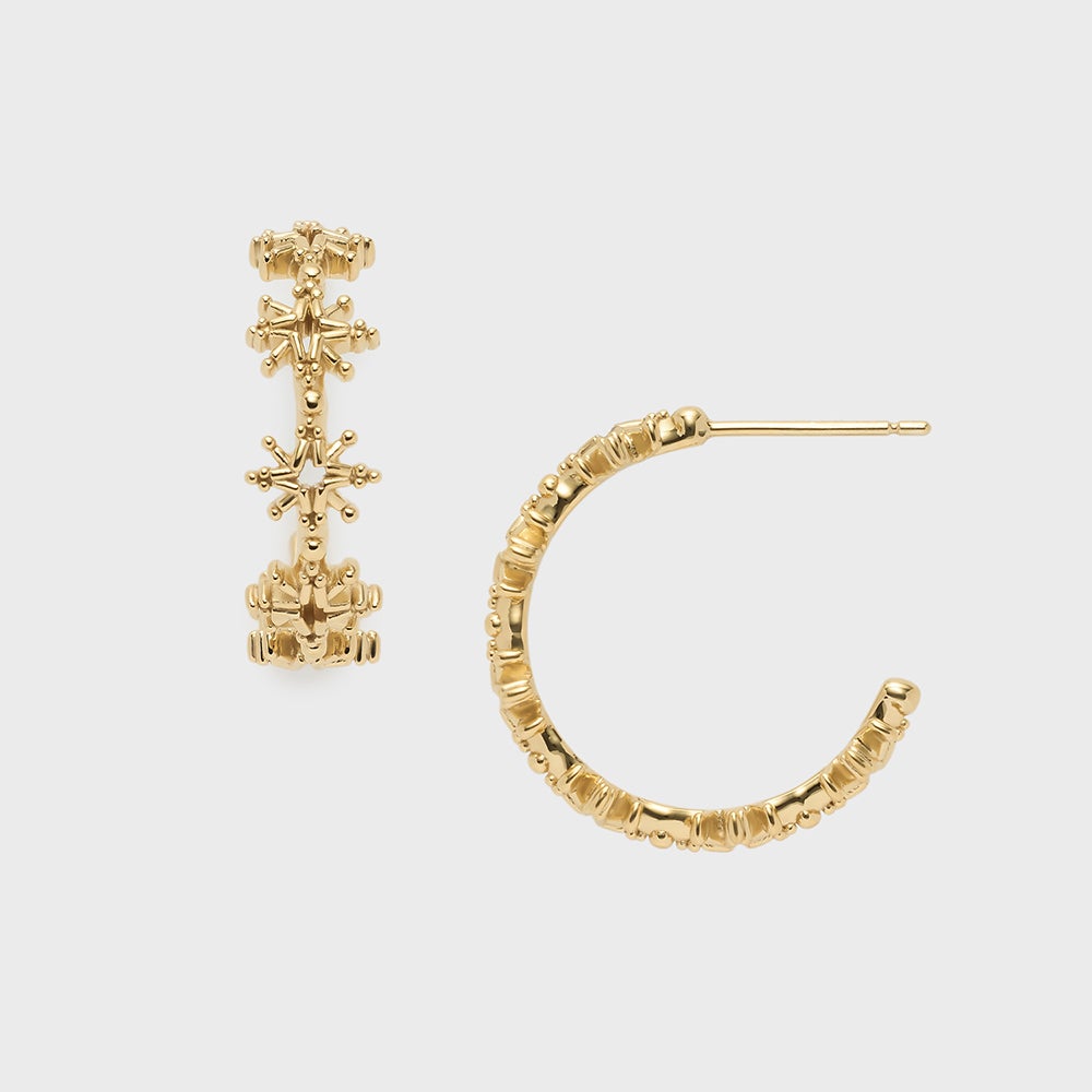 ゴールドスターピアス