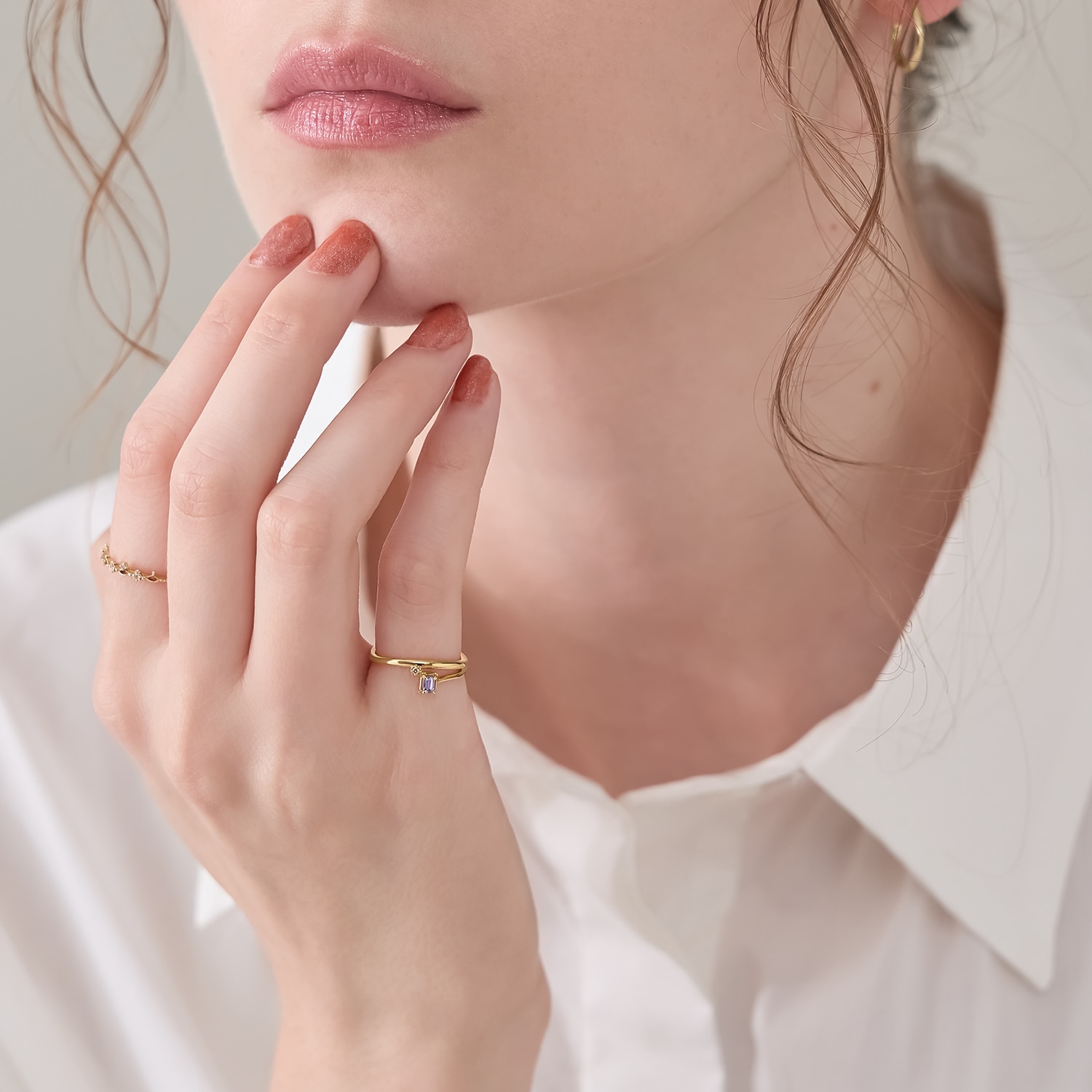《Pre Holiday Limited Edition》ゴールドタンザナイトピンキーリング