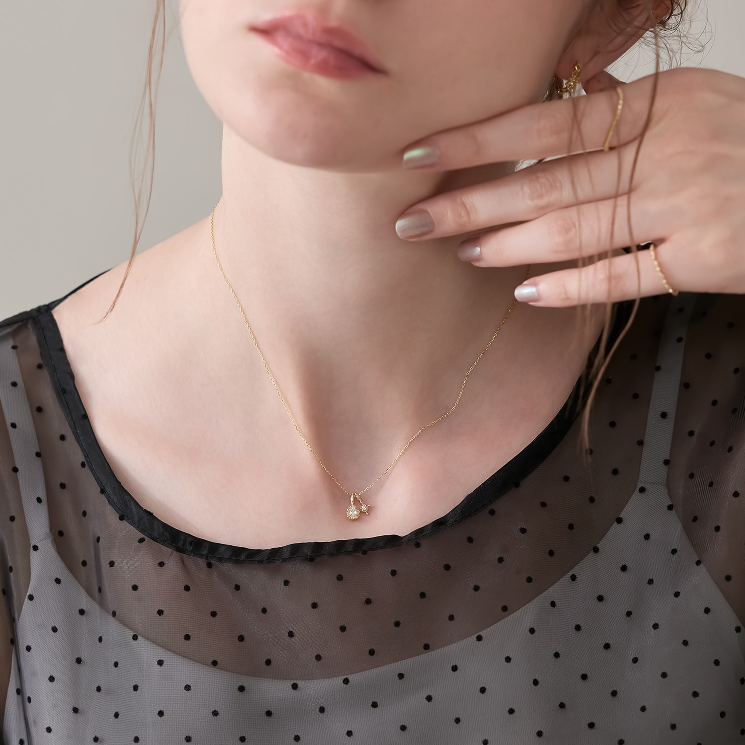 【Christmas Limited Edition】K10チャームセットネックレス