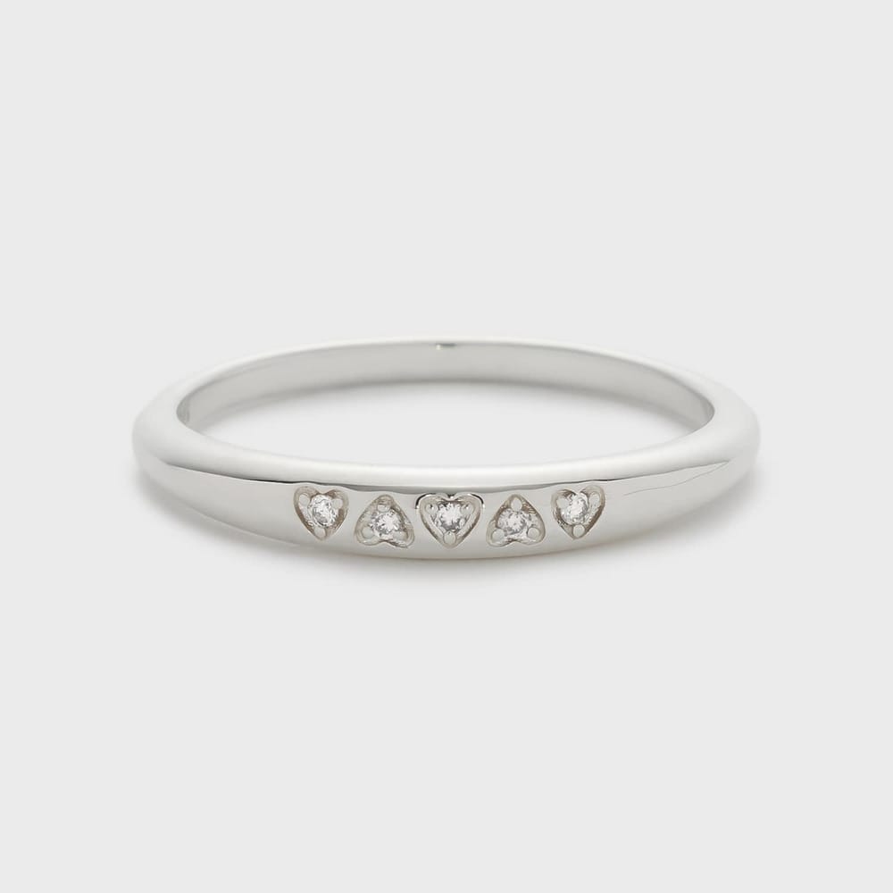 シルバーダイヤモンドリング