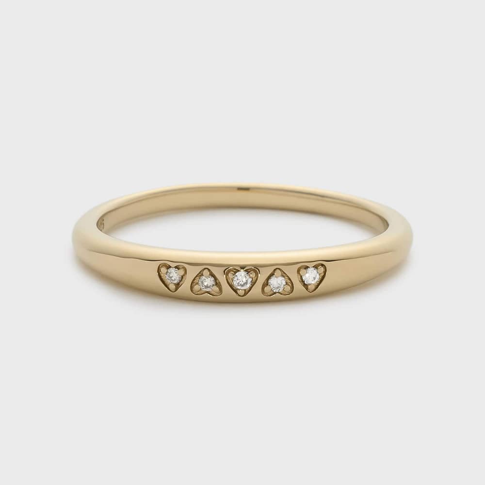 ゴールドダイヤモンドリング