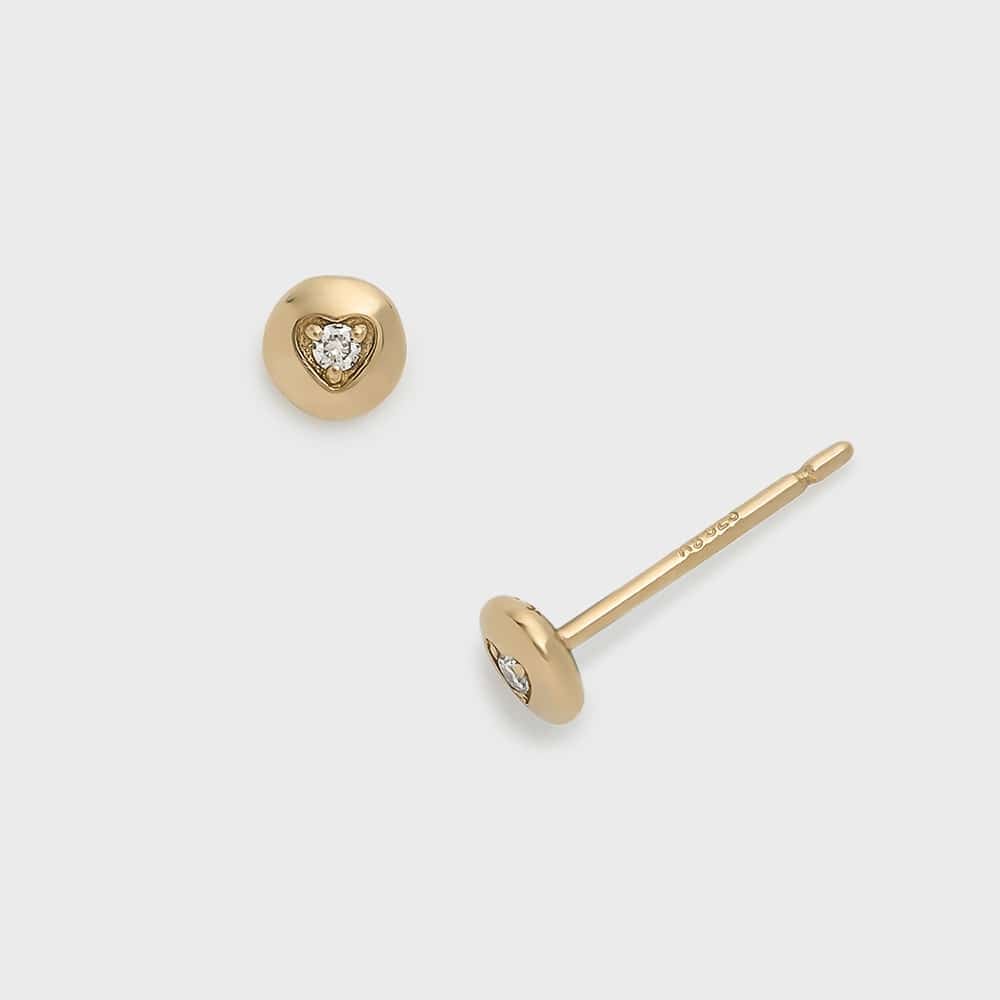 ゴールドダイヤモンドピアス