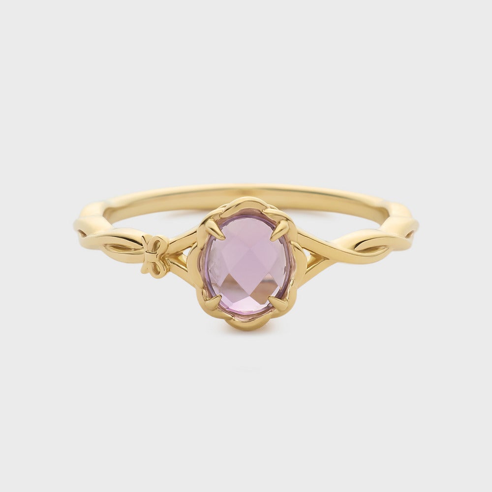 ゴールドアメジストリング