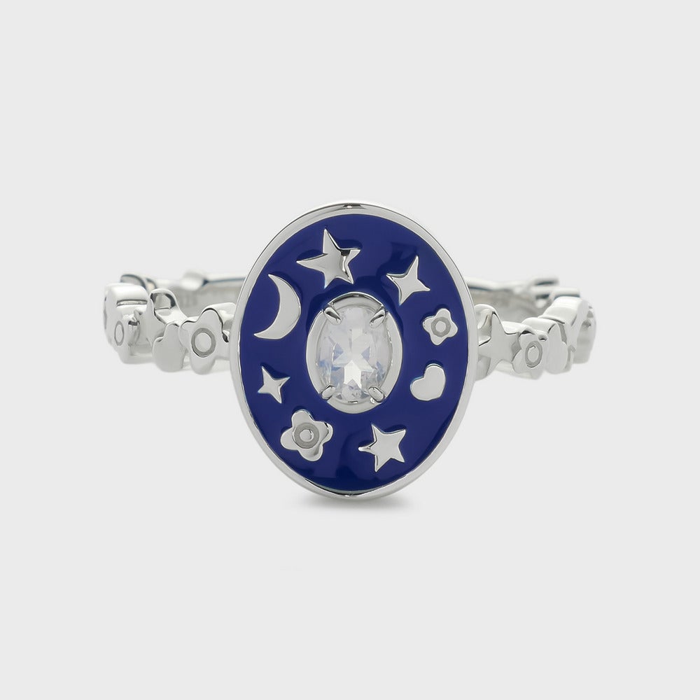 シルバーラブラドライトリング