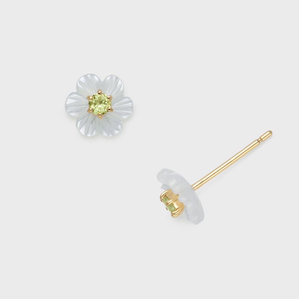 ゴールドシェルピアス